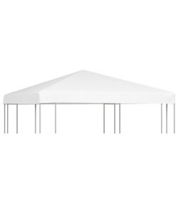 Copertura Superiore per Gazebo 270 g/m 3x3 m Bianca