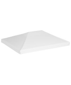 Copertura Superiore per Gazebo 270 g/m 4x3 m Bianca