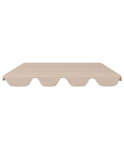 Baldacchino per Dondolo Giardino Beige 188/168x110/145 cm