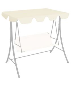 Baldacchino per Dondolo Giardino Crema 188/168x110/145 cm