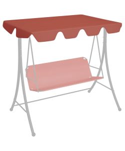 Baldacchino per Dondolo Giardino Terracotta 188/168x110/145 cm