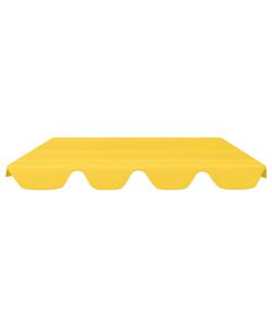 Baldacchino per Dondolo Giardino Giallo 188/168x110/145 cm