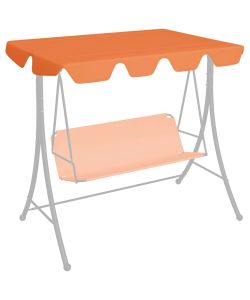 Baldacchino per Dondolo Giardino Arancione 188/168x110/145 cm