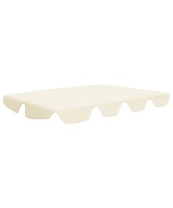 Baldacchino per Dondolo da Giardino Crema 150/130x70/105 cm