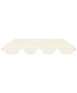 Baldacchino per Dondolo da Giardino Crema 150/130x70/105 cm