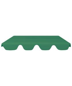 Baldacchino per Dondolo da Giardino Verde 150/130x70/105 cm