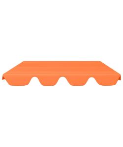 Baldacchino per Dondolo da Giardino Arancione 150/130x70/105 cm