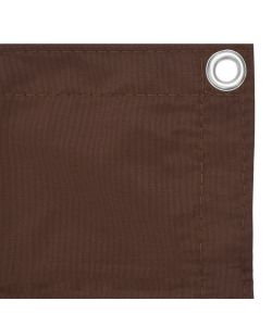 vidaXL Paravento da Balcone Impermeabile Marrone 90x500 cm - Privacy e Comfort