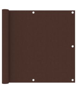 vidaXL Paravento da Balcone Impermeabile Marrone 90x500 cm - Privacy e Comfort