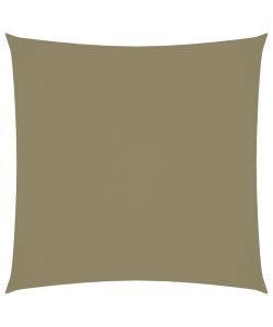 Parasole a Vela in Tela Oxford Quadrata 4x4 m Beige