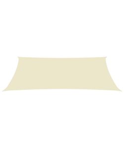 Parasole a Vela Oxford Rettangolare 2x5 m Crema