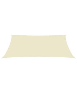 Parasole a Vela Oxford Rettangolare 3x5 m Crema