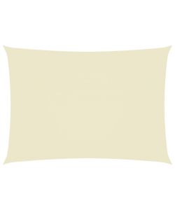 Parasole a Vela Oxford Rettangolare 3x5 m Crema