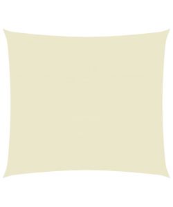 Parasole a Vela Oxford Rettangolare 4x5 m Crema