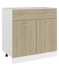 Armadio con Cassetto Rovere Sonoma 80x46x81,5 cm in Truciolato