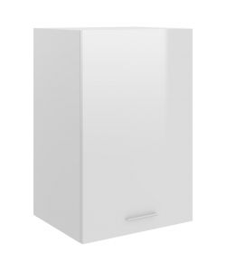 Armadio Sospeso Bianco Lucido 39,5x31x60 cm in Truciolato