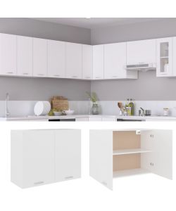 Armadio Sospeso Bianco 80x31x60 cm in Truciolato