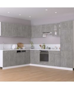 Armadio Sospeso Grigio Cemento 80x31x60 cm in Truciolato