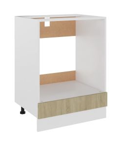 Armadio per Forno Rovere Sonoma 60x46x81,5 cm in Truciolato