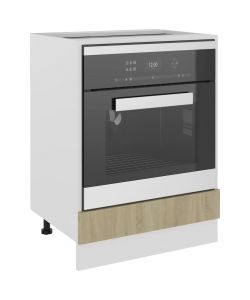 Armadio per Forno Rovere Sonoma 60x46x81,5 cm in Truciolato