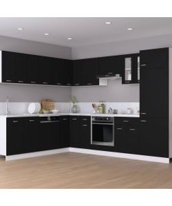 Armadio Sospeso Nero 60x31x40 cm in Truciolato