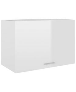 Armadio Sospeso Bianco Lucido 60x31x40 cm in Truciolato