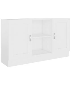 vidaXL Credenza Bianca in Legno Multistrato - 120x30,5x70 cm