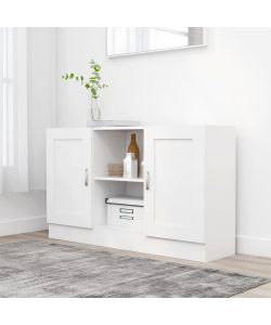 vidaXL Credenza Bianca in Legno Multistrato - 120x30,5x70 cm