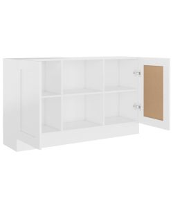 vidaXL Credenza Bianca in Legno Multistrato - 120x30,5x70 cm