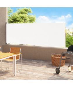 Tenda Laterale Retrattile per Patio 180x500 cm Crema