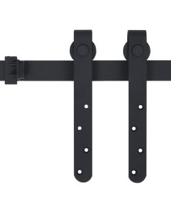 Kit Mini Porta Scorrevole Stalla in Acciaio al Carbonio 200 cm 148014