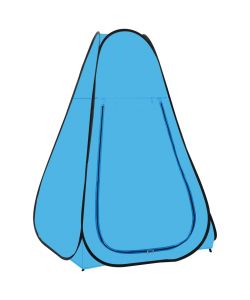 Tenda Doccia da Campeggio Apribile Blu