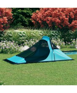 Tenda da Campeggio 317x240x100 cm Blu