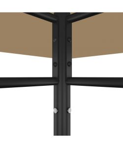 Gazebo 3x3x2,7 m Grigio Talpa 180 g/m