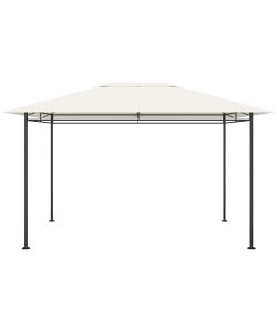Gazebo 384x281x270 cm Crema 180 g/m
