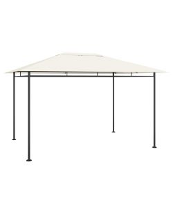 Gazebo 384x281x270 cm Crema 180 g/m