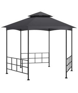 Gazebo con Pareti Laterali 3,1x2,7 m Antracite