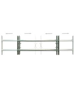 Grate per Finestre Regolabili 2 pz 700-1050 mm