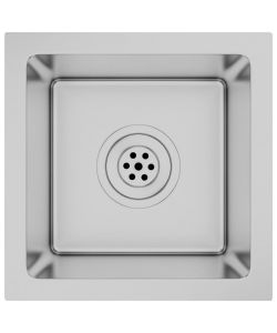 Lavello da Cucina 1 vasca in Acciaio Inox 30x30x20 cm