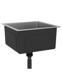 Lavello da Cucina 1 vasca in Acciaio Inox 40x40x20 cm