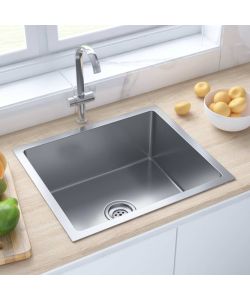 Lavello da Cucina 1 vasca in Acciaio Inox 51x44x20 cm