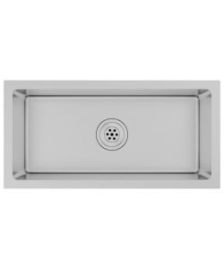 Lavello da Cucina 1 vasca in Acciaio Inox 60x30x20 cm