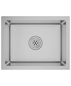 Lavello da Cucina 1 vasca in Acciaio Inox 44x34x20 cm