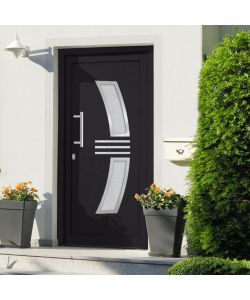 Porta di Ingresso Antracite 98x208 cm 3057572