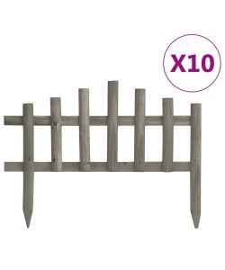 Bordature per Prato 10 pz in Legno di Abete 4,4 m 314847