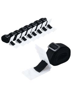 Cinghie di Fissaggio Universali per Coperture Piscina 8 pz 1,8m