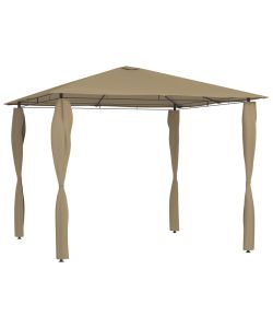 Gazebo con Montanti Rivestiti 3x3x2,6 m Talpa 160 g/mq