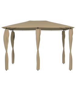 Gazebo con Montanti Rivestiti 3x4x2,6 m Talpa 160 g/mq