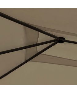 Gazebo con Montanti Rivestiti 3x4x2,6 m Talpa 160 g/mq