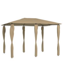 Gazebo con Montanti Rivestiti 3x4x2,6 m Talpa 160 g/mq